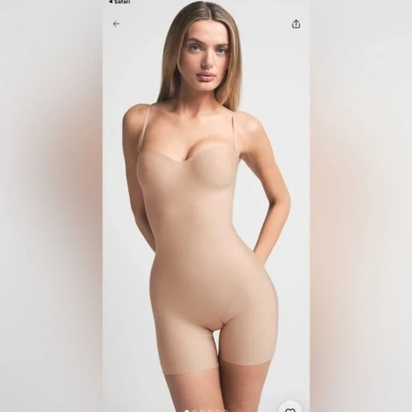 Skims Body Underwire Mid Thigh Bodysuit - Picture 2 of 7